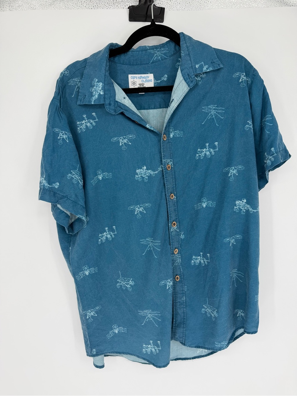 NASA Cape Kennedy Space size large button down